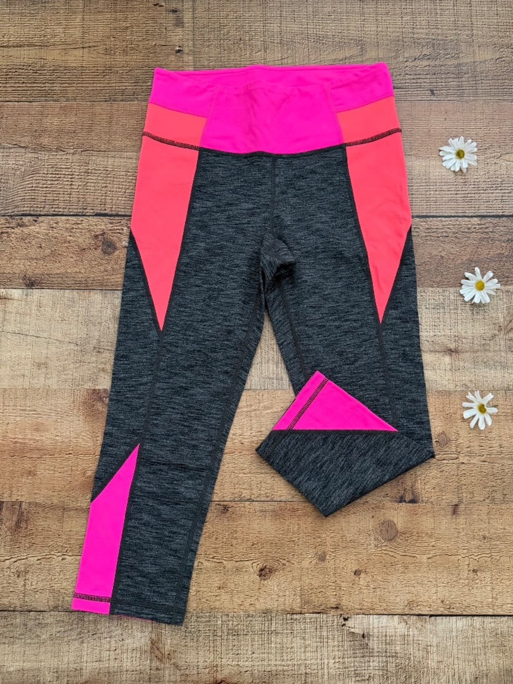 Workout Leggings Retro Style Capri Athlete